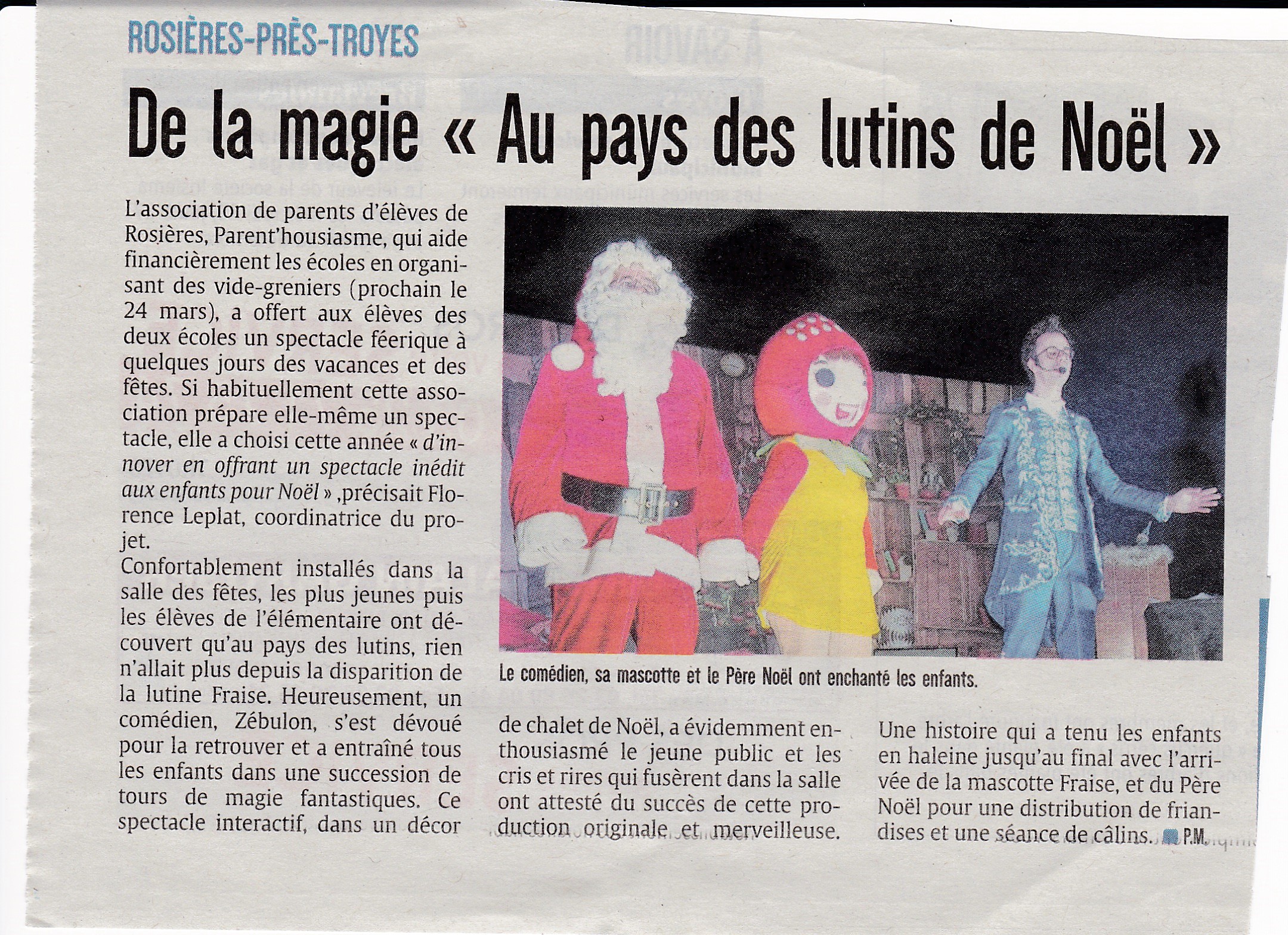 Article de presse